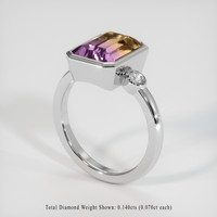 3.41 Ct. Gemstone Ring, Platinum 950 2