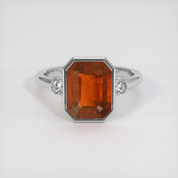 4.55 Ct. Gemstone Ring, Platinum 950 1