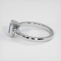 0.91 Ct. Blue Sapphire Ring, Platinum 950 4