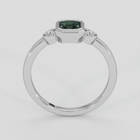 0.80 Ct. Green Sapphire Ring, Platinum 950 3