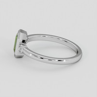 0.77 Ct. Green Sapphire Ring, Platinum 950 4