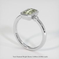 2.44 Ct. Sapphire Ring, Platinum 950 2