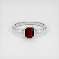 1.03 Ct. Ruby Ring, Platinum 950 1