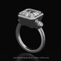 6.06 Ct. Sapphire Ring, Platinum 950 2