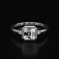 1.62 Ct. Sapphire Ring, Platinum 950 1