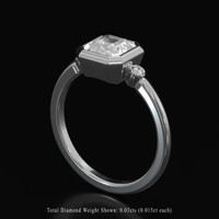 1.62 Ct. Sapphire Ring, Platinum 950 2