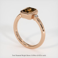 1.57 Ct. Gemstone Ring, 14K Rose Gold 2