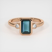 1.08 Ct. Gemstone Ring, 14K Rose Gold 1