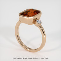 4.55 Ct. Gemstone Ring, 14K Rose Gold 2