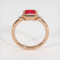 1.22 Ct. Ruby Ring, 14K Rose Gold 3