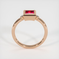 1.00 Ct. Ruby Ring, 14K Rose Gold 3