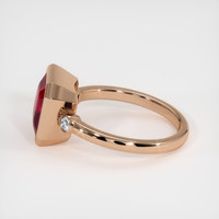 4.21 Ct. Ruby Ring, 14K Rose Gold 4