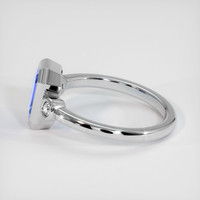 1.16 Ct. Blue Sapphire Ring, 10K White Gold 4