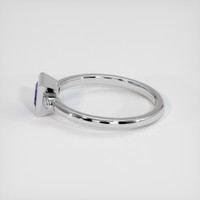 0.50 Ct. Sapphire Ring, 14K White Gold 4