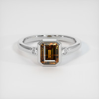 1.57 Ct. Gemstone Ring, 14K White Gold 1