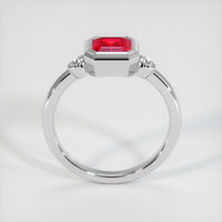 1.22 Ct. Ruby Ring, 14K White Gold 3