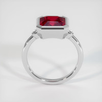 4.21 Ct. Ruby Ring, 14K White Gold 3