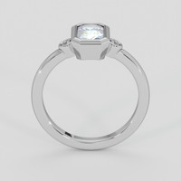 1.53 Ct. Blue Sapphire Ring, 14K White Gold 3