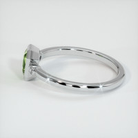 0.69 Ct. Sapphire Ring, 14K White Gold 4
