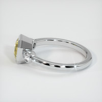 1.36 Ct. Yellow Sapphire Ring, 14K White Gold 4