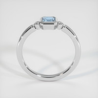 0.48 Ct. Sapphire Ring, 18K White Gold 3