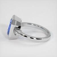 5.01 Ct. Sapphire Ring, 18K White Gold 4