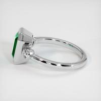 1.90 Ct. Emerald Ring, 18K White Gold 4