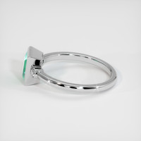 1.32 Ct. Emerald Ring, 18K White Gold 4