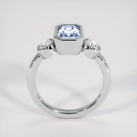 1.80 Ct. Blue Sapphire Ring, 18K White Gold 3