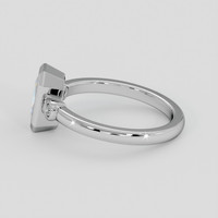 1.53 Ct. Blue Sapphire Ring, 18K White Gold 4