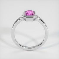 1.30 Ct. Pinkish Purple Sapphire Ring, 18K White Gold 3