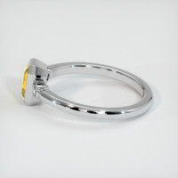 0.84 Ct. Sapphire Ring, 18K White Gold 4