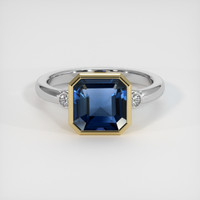 2.94 Ct. Gemstone Ring, 14K White & Yellow 1