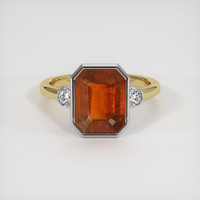 4.55 Ct. Gemstone Ring, 14K White & Yellow 1