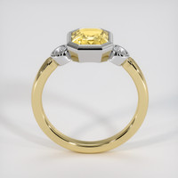 2.24 Ct. Yellow Sapphire Ring, 18K White & Yellow 3