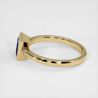 1.33 Ct. Blue Sapphire Ring, 10K Yellow Gold 4