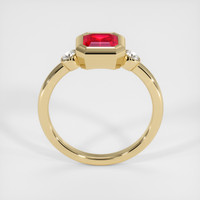 1.22 Ct. Ruby Ring, 14K Yellow Gold 3