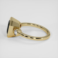 3.80 Ct. Blue Sapphire Ring, 14K Yellow Gold 4