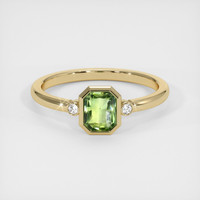 0.69 Ct. Sapphire Ring, 14K Yellow Gold 1