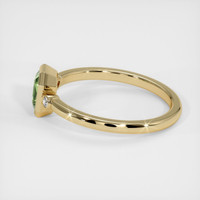 0.69 Ct. Sapphire Ring, 14K Yellow Gold 4