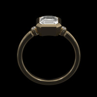 1.62 Ct. Sapphire Ring, 14K Yellow Gold 3