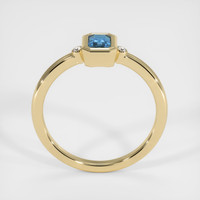 0.53 Ct. Sapphire Ring, 14K Yellow Gold 3