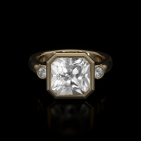 5.98 Ct. Sapphire Ring, 14K Yellow Gold 1