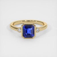 2.01 Ct. Sapphire Ring, 18K Yellow Gold 1