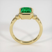 1.90 Ct. Emerald Ring, 18K Yellow Gold 3