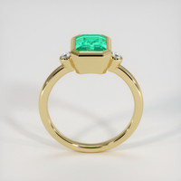 1.92 Ct. Emerald Ring, 18K Yellow Gold 3