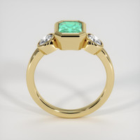 1.47 Ct. Emerald Ring, 18K Yellow Gold 3