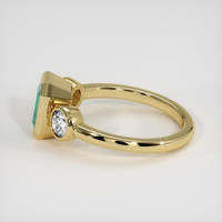 1.47 Ct. Emerald Ring, 18K Yellow Gold 4