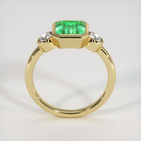 1.38 Ct. Emerald Ring, 18K Yellow Gold 3