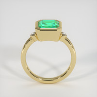 1.91 Ct. Emerald Ring, 18K Yellow Gold 3